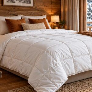 couette en laine chaude pour l'hiver